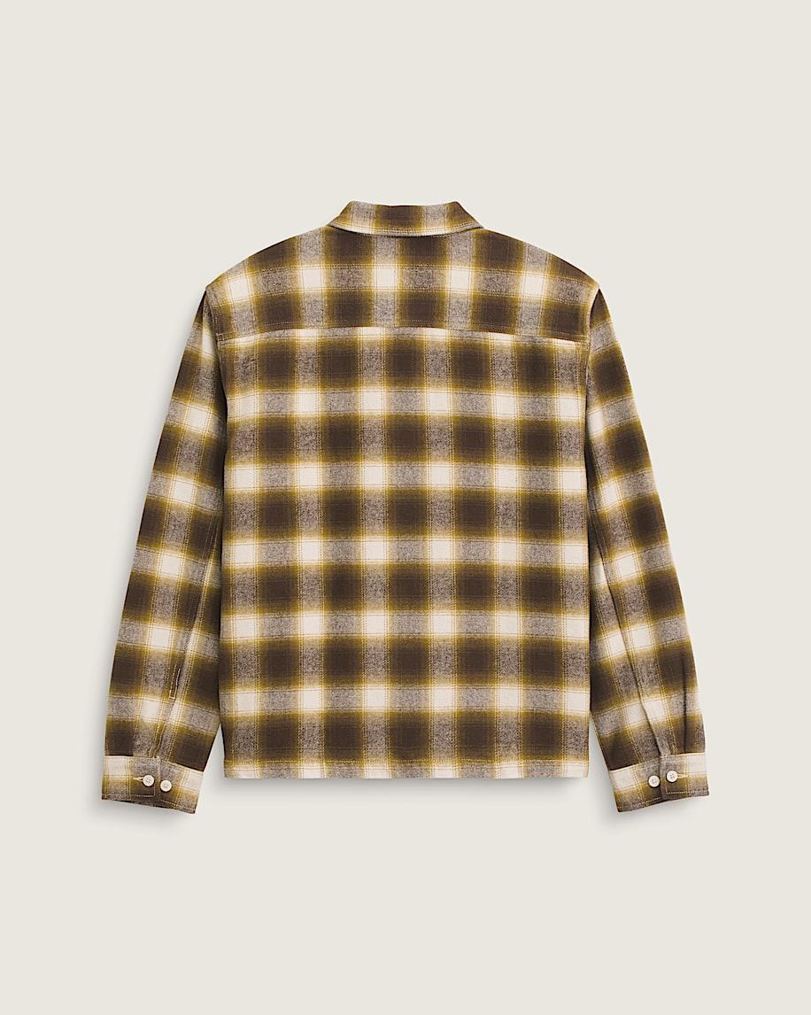 Taka Hayashi For Vault By Vans Crestmont Plaid Shacket Brown Yellow