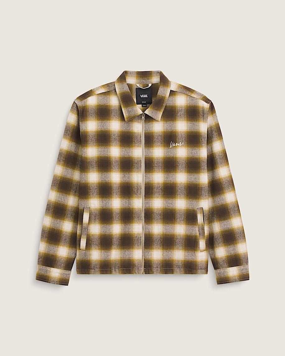 taka hayashi for vault by vans Crestmont Plaid Shacket Brown Yellow