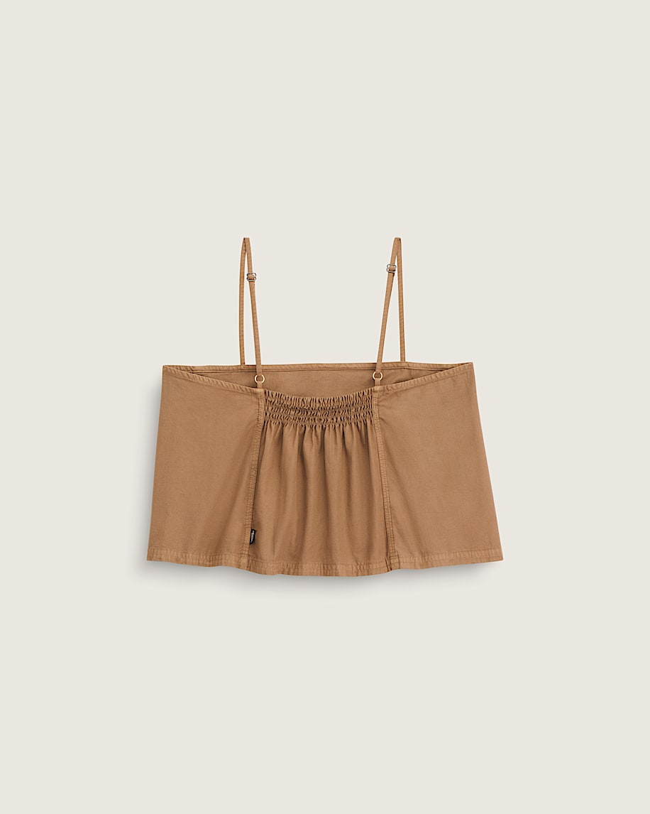 Taka Hayashi For Vault By Vans Crop Cami Tank Top Dachshund Brown