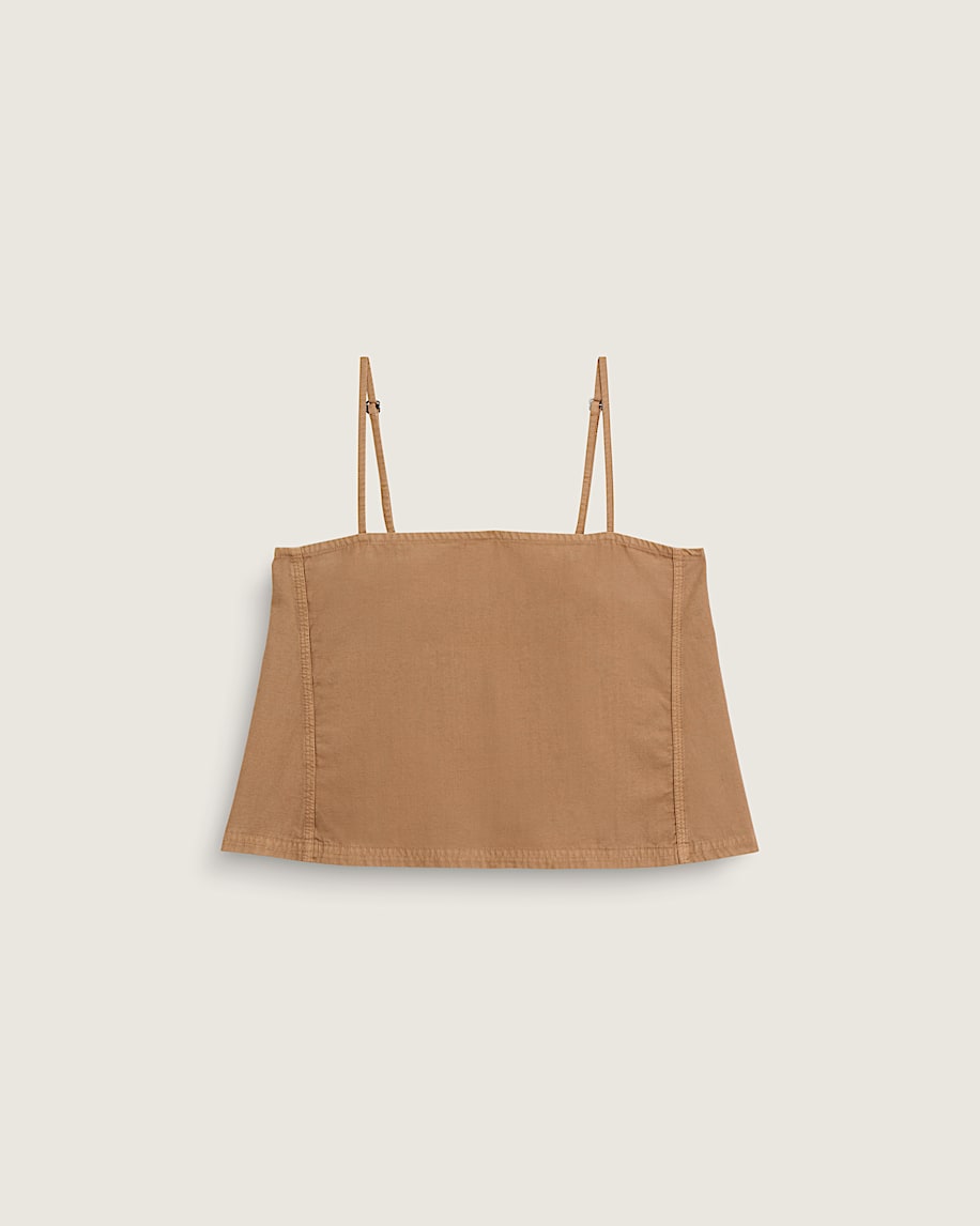 taka hayashi for vault by vans Crop Cami Tank Top Dachshund Brown