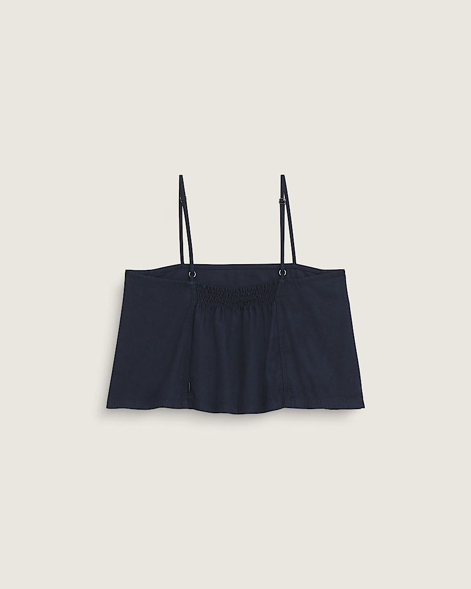 Taka Hayashi For Vault By Vans Crop Cami Tank Top Parisian Night Blue