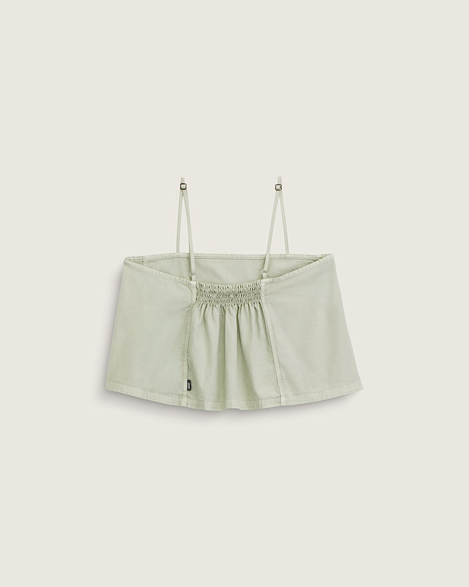 Taka Hayashi For Vault By Vans Crop Cami Tank Top Soft Sage Green