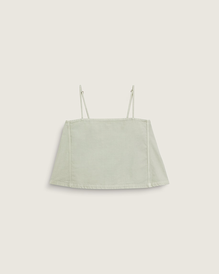 taka hayashi for vault by vans Crop Cami Tank Top Soft Sage Green