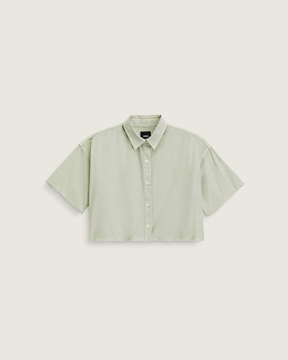 taka hayashi for vault by vans Crop Shirt Soft Sage Green