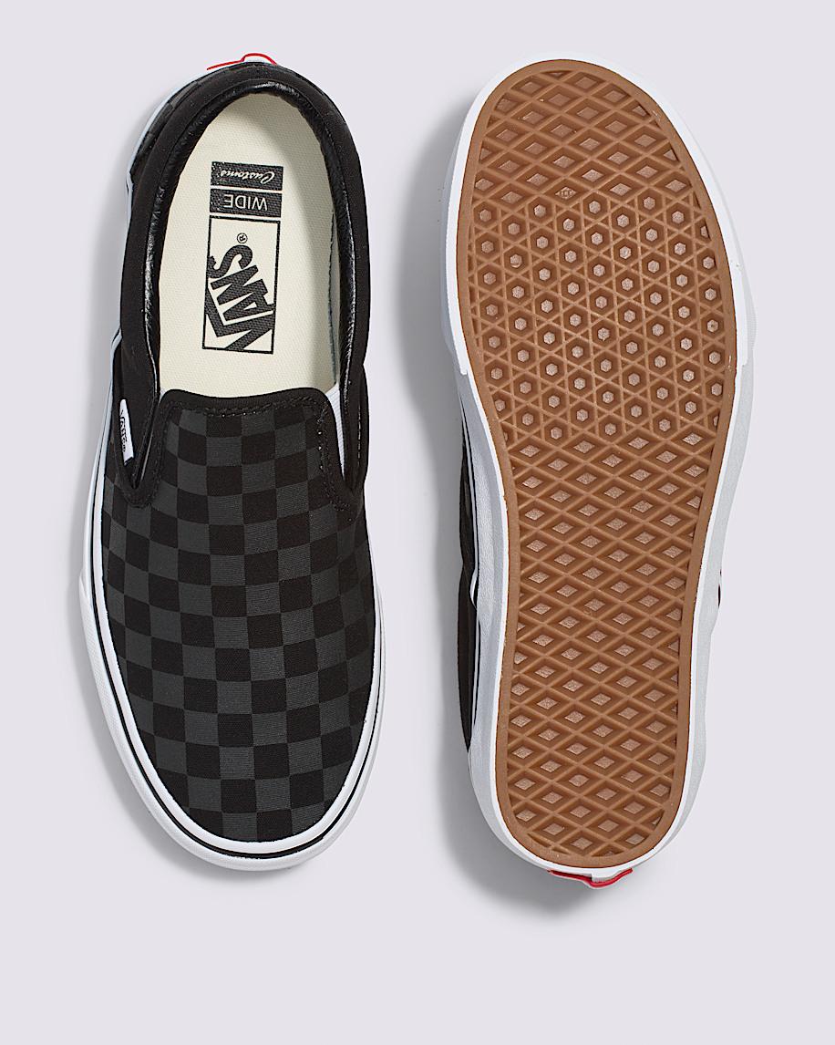 Taka Hayashi For Vault By Vans Customs Classic Slip-On Checkerboard Wide Shoe Customs