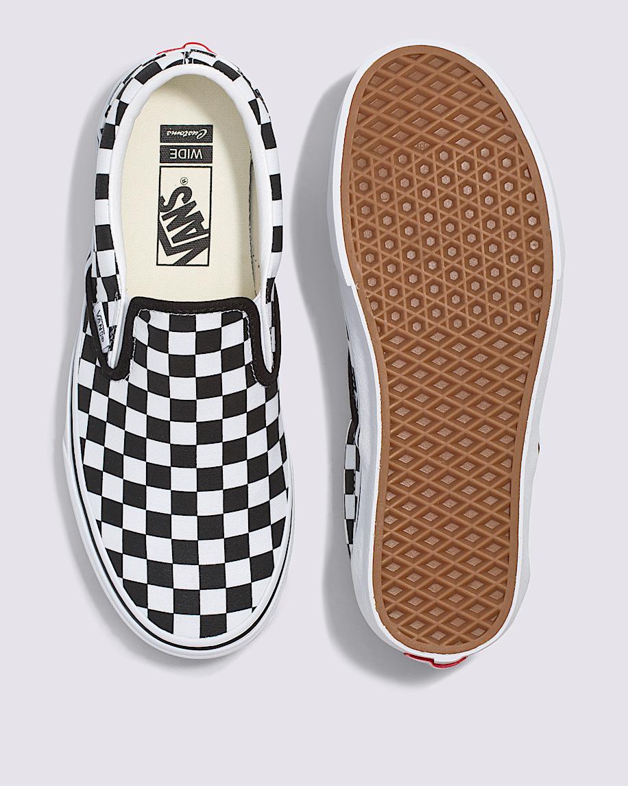 Taka Hayashi For Vault By Vans Customs Classic Slip-On Checkerboard Wide Shoe Customs