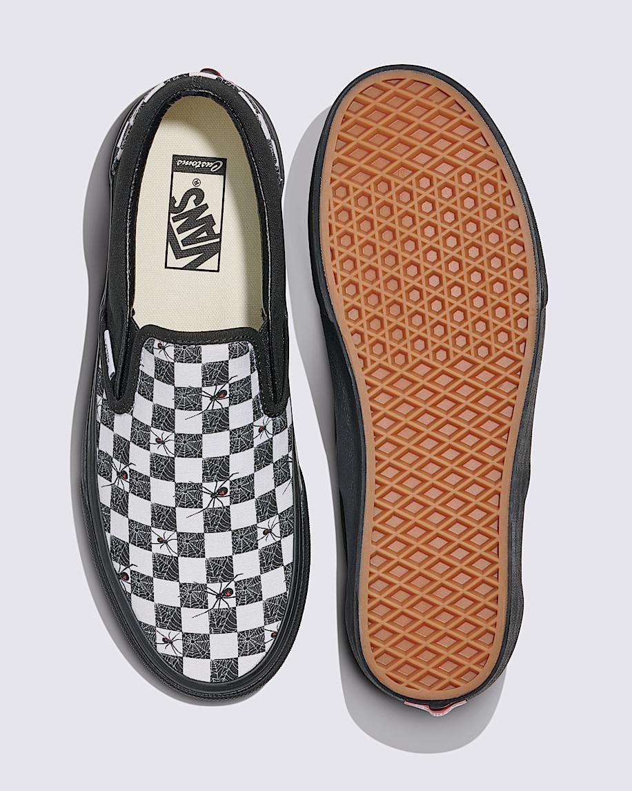 Taka Hayashi For Vault By Vans Customs Classic Slip-On Halloween Checkerboard Shoe Customs