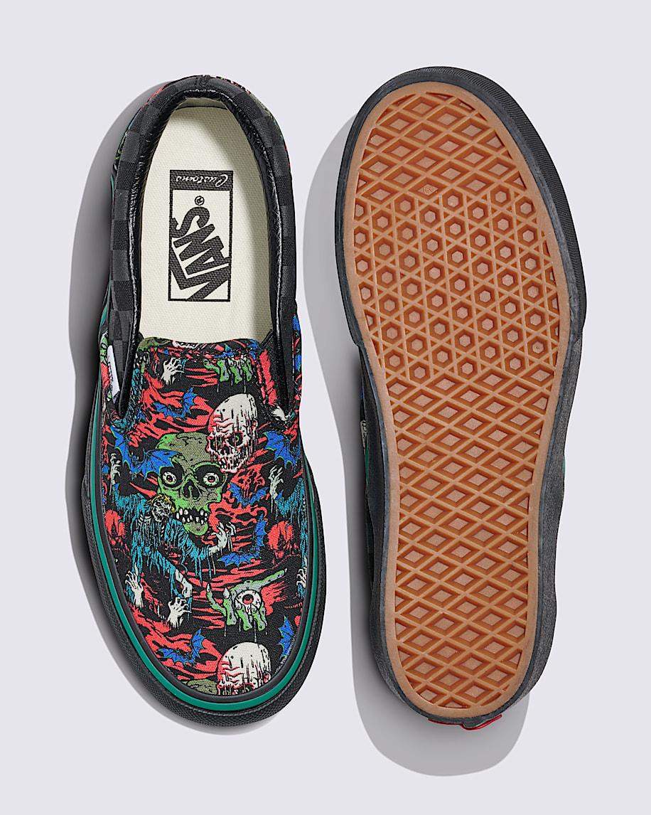 Taka Hayashi For Vault By Vans Customs Classic Slip-On Platform Halloween Shoe Customs