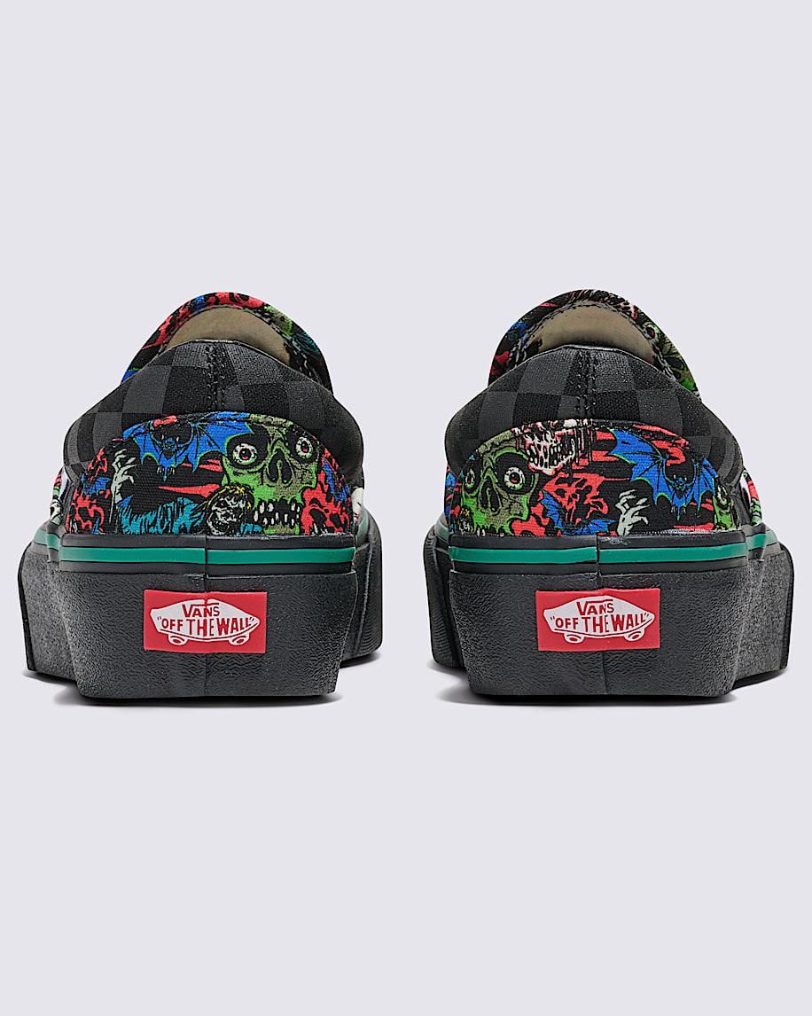 Taka Hayashi For Vault By Vans Customs Classic Slip-On Platform Halloween Shoe Customs
