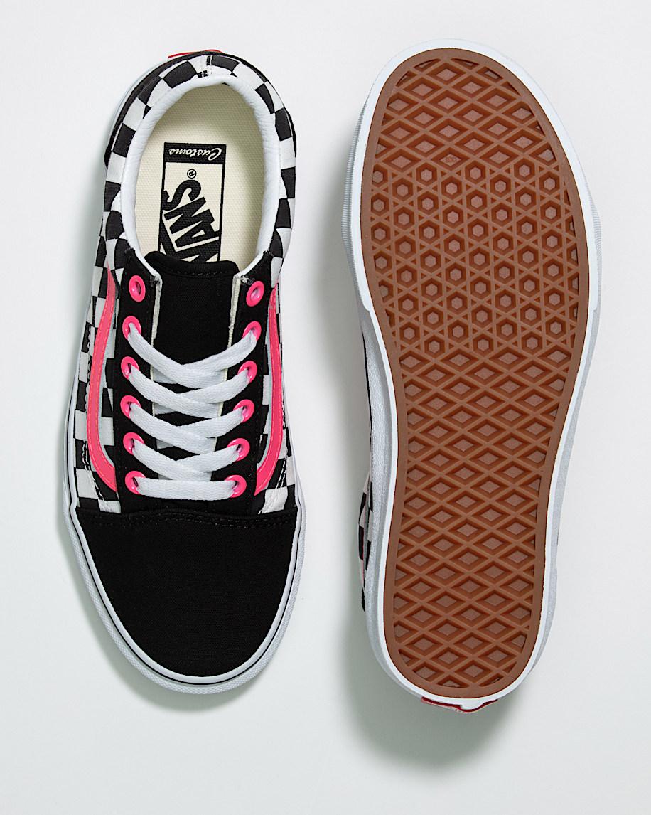 Taka Hayashi For Vault By Vans Customs Old Skool Checkerboard Wide Shoe Customs