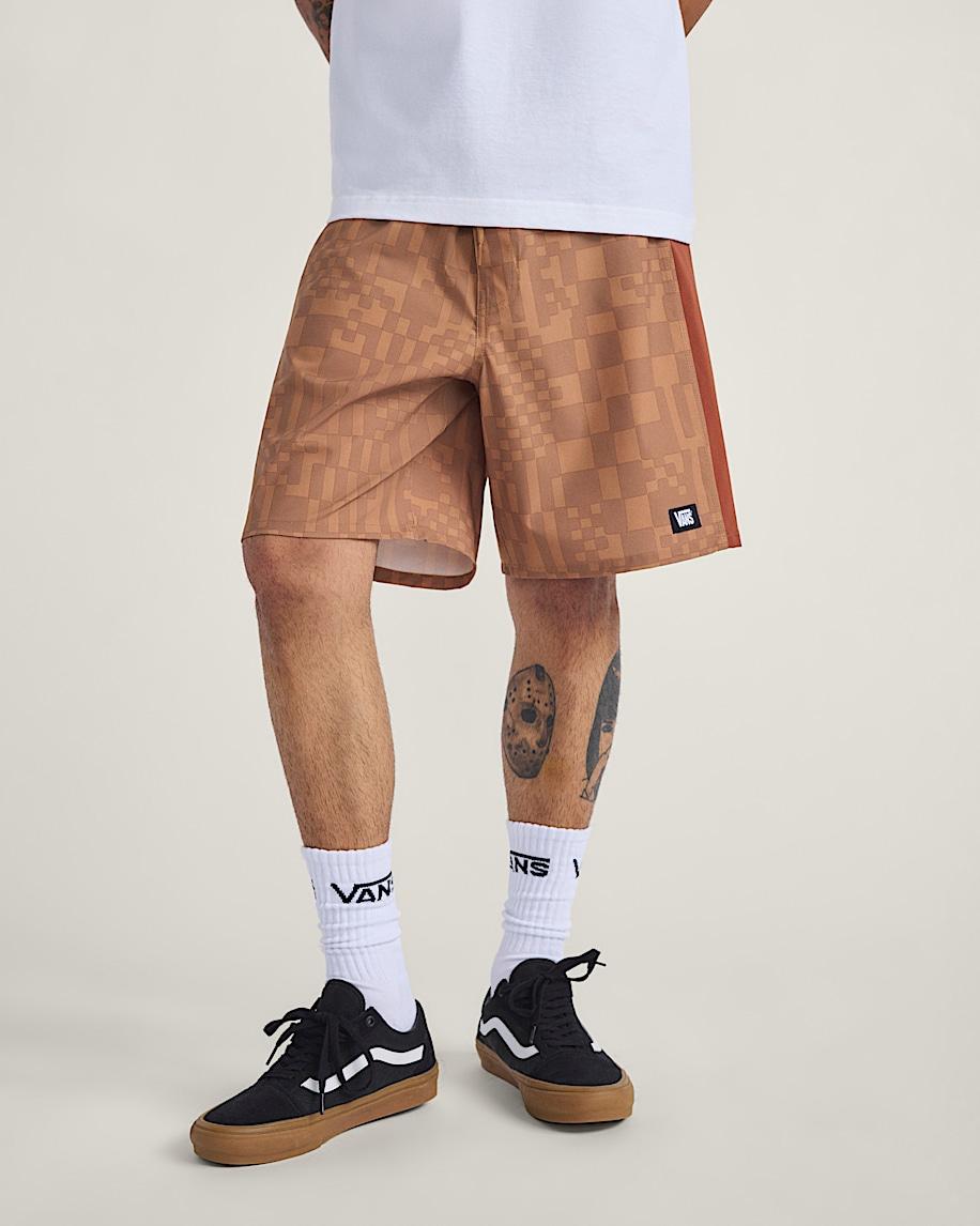 Taka Hayashi For Vault By Vans Daily 18'' Boardshorts Glazed Ginger Brown