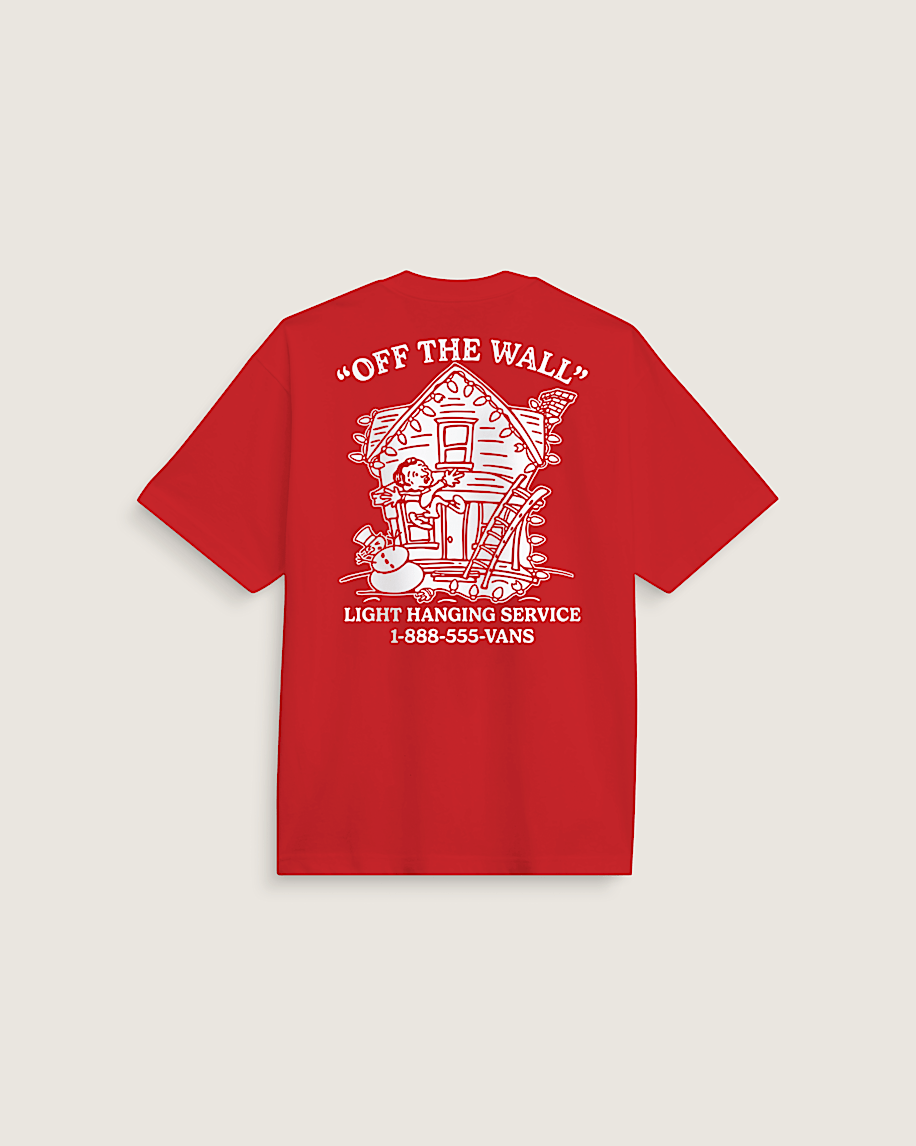 taka hayashi for vault by vans Deck the Walls T-Shirt Red