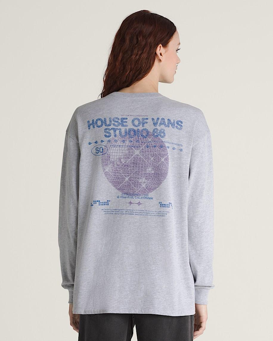 Taka Hayashi For Vault By Vans Disco Nights Long Sleeve T-Shirt Heather Grey