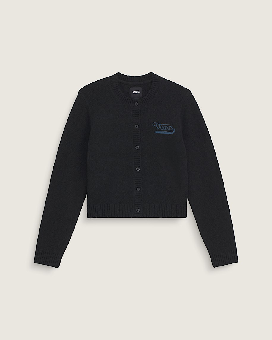 taka hayashi for vault by vans Dolly Chain Stitch Cardigan Sweater Black