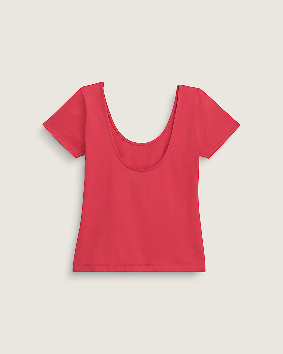 Taka Hayashi For Vault By Vans Double Scoop T-Shirt Crimson Haze Red