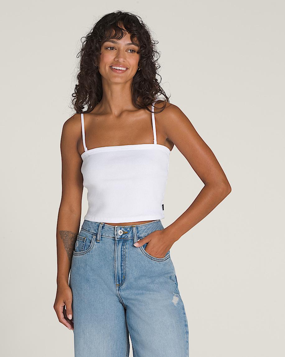 Taka Hayashi For Vault By Vans Drew Rib Tube Top White