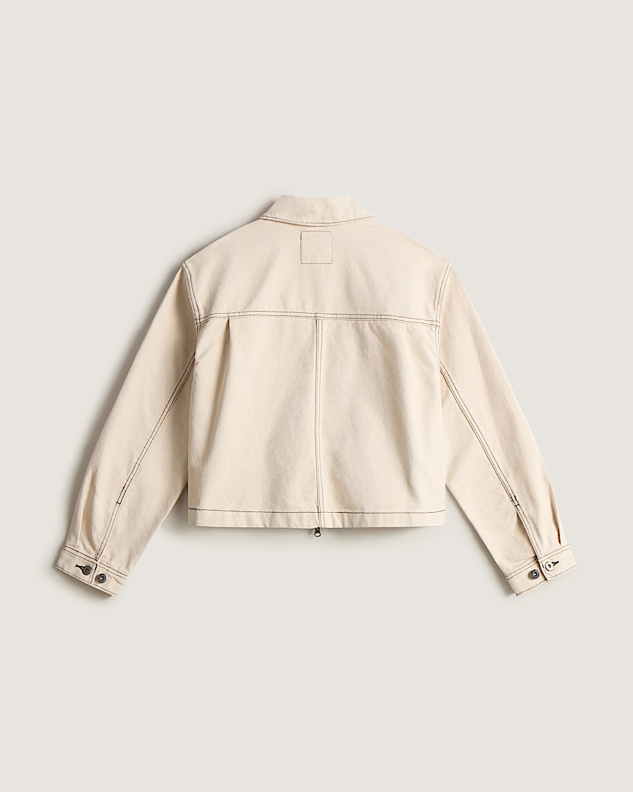 Taka Hayashi For Vault By Vans Emily Boxy Work Wear Jacket Natural Seed