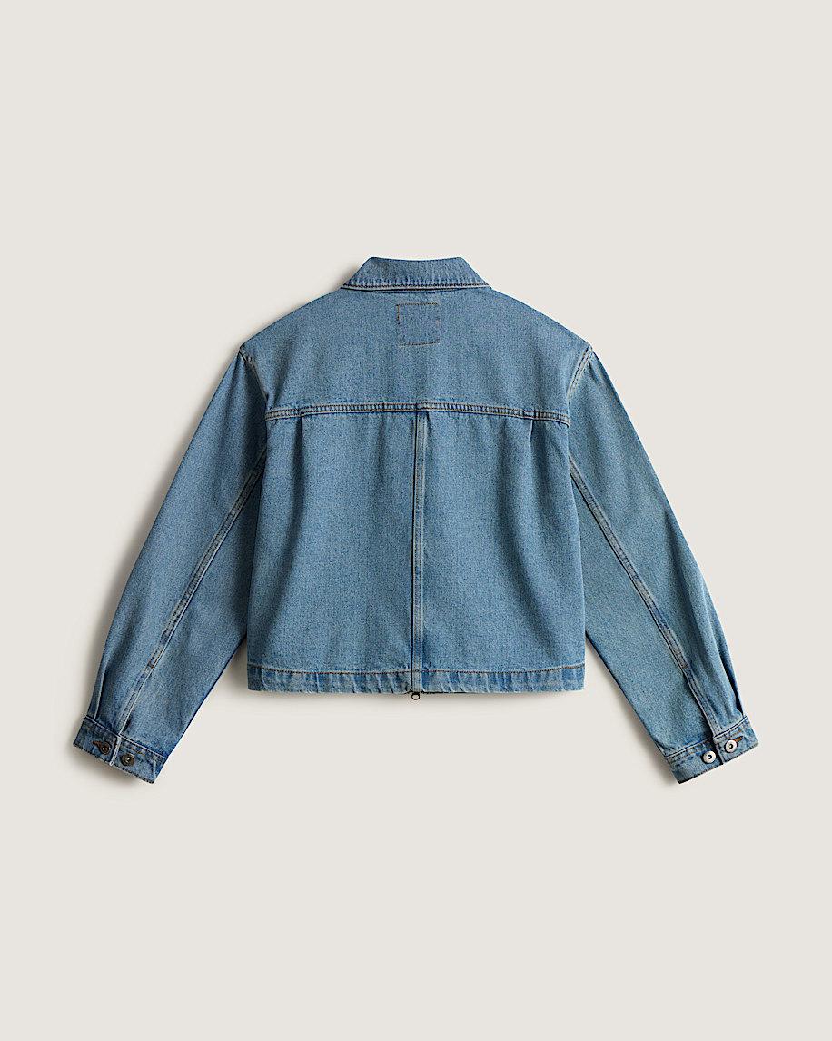 Taka Hayashi For Vault By Vans Emily Boxy Work Wear Jacket Stonewash Blue