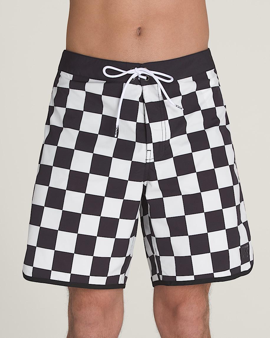 Taka Hayashi For Vault By Vans Everride Scalloped 18'' Boardshorts Black White