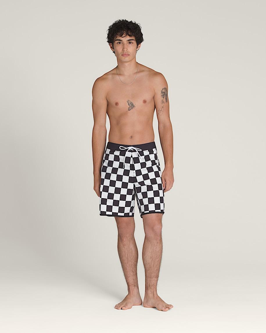 Taka Hayashi For Vault By Vans Everride Scalloped 18'' Boardshorts Black White
