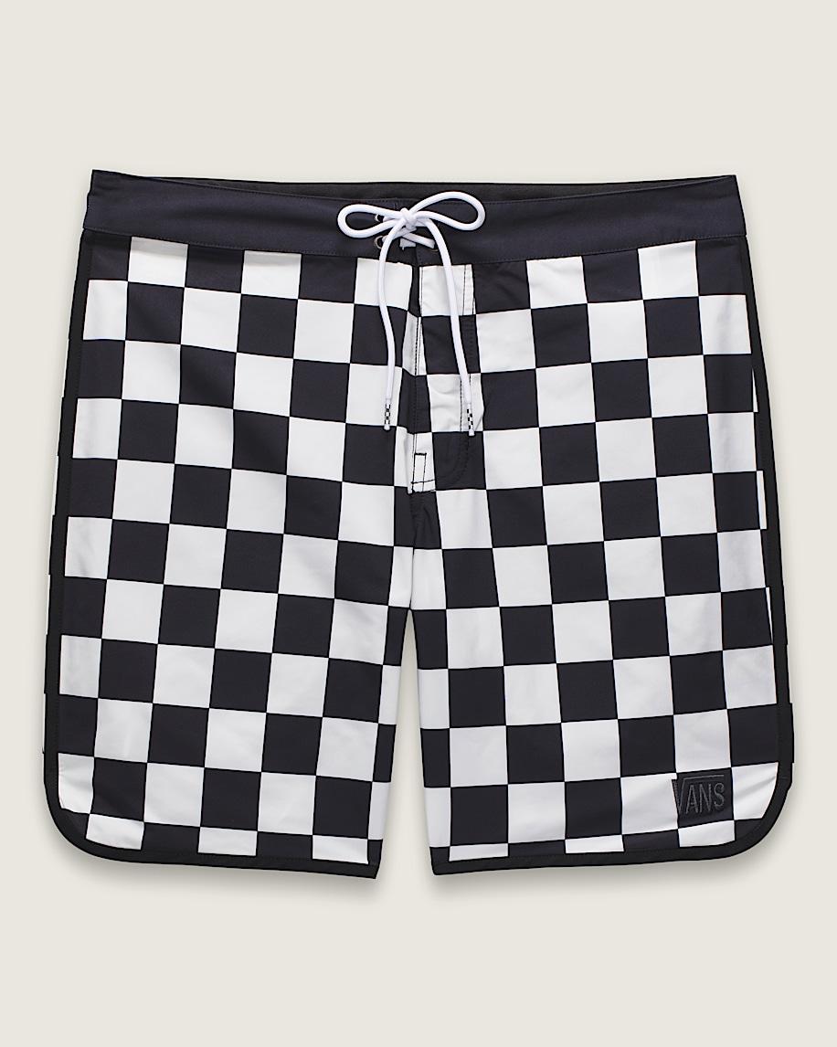 taka hayashi for vault by vans Everride Scalloped 18'' Boardshorts Black White