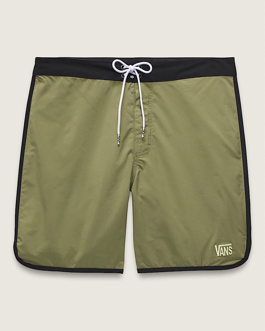 taka hayashi for vault by vans Everride Scalloped 18'' Boardshorts Loden Green Black
