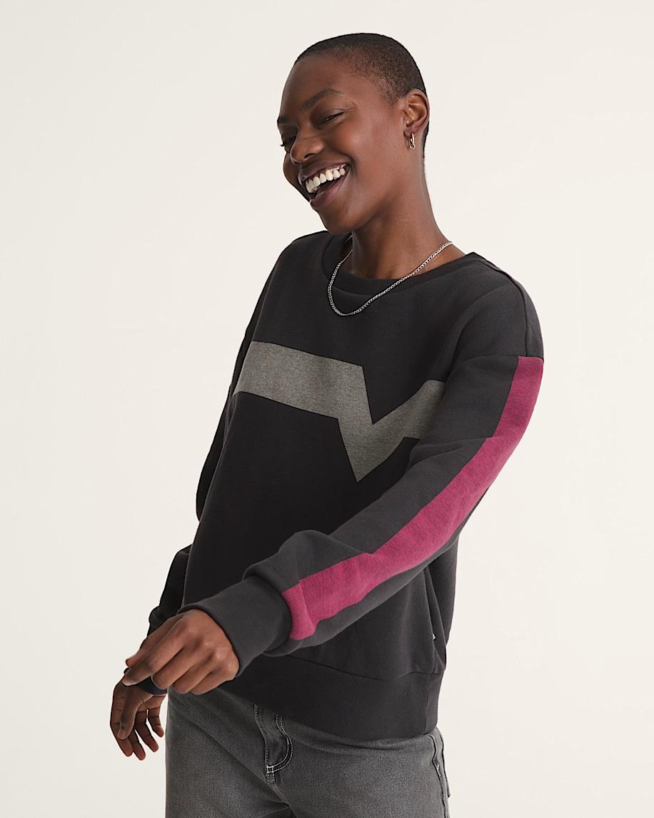 Taka Hayashi For Vault By Vans Faster Crew Sweatshirt Black Pink