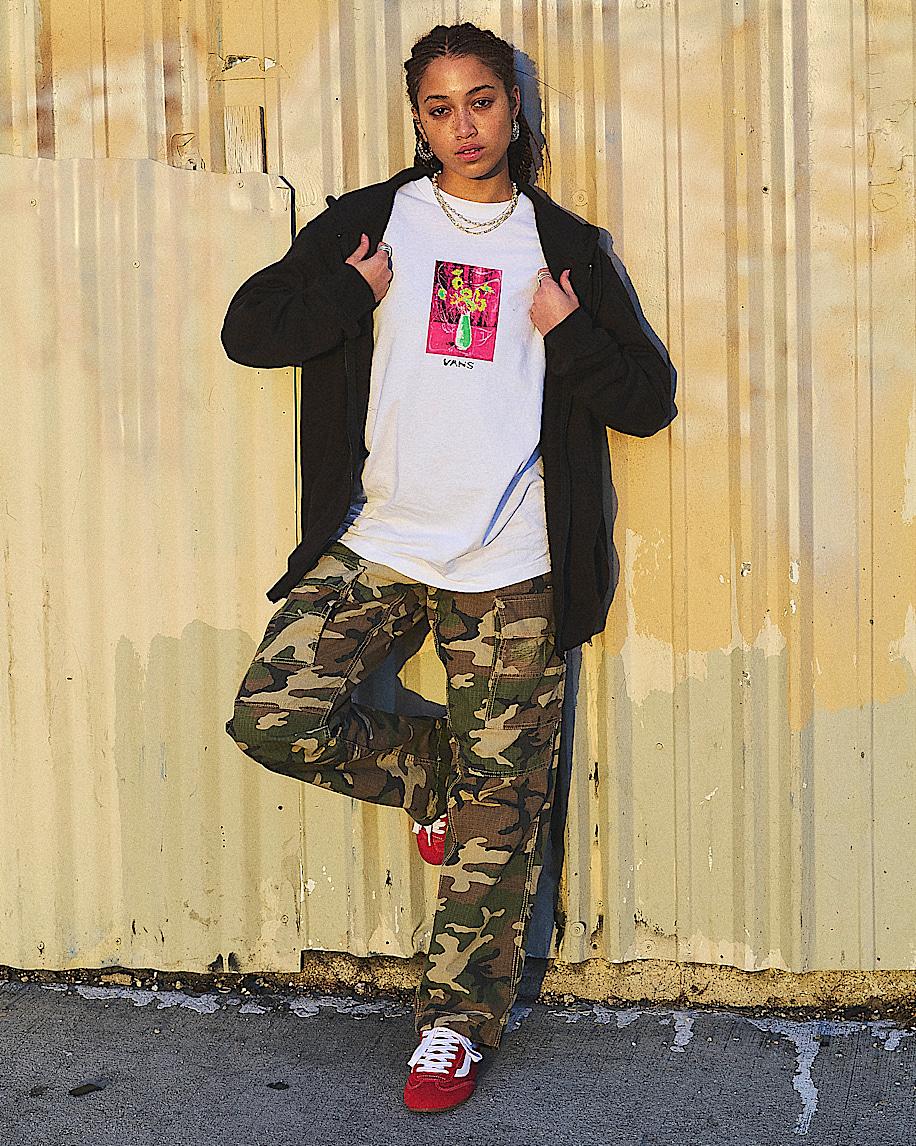 Taka Hayashi For Vault By Vans Fatigue Cargo Loose Tapered Ripstop Pants Vintage Camo Brown Green