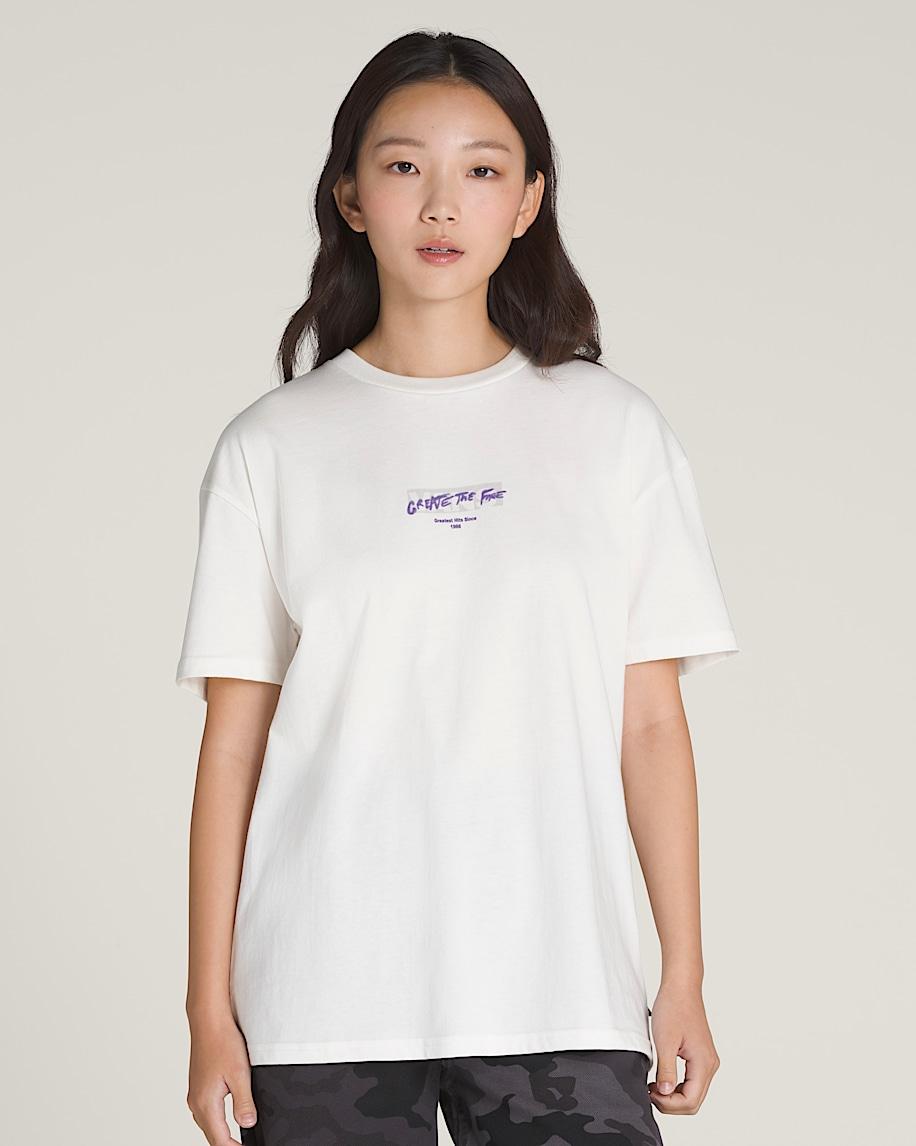 Taka Hayashi For Vault By Vans Firemade T-Shirt White Purple