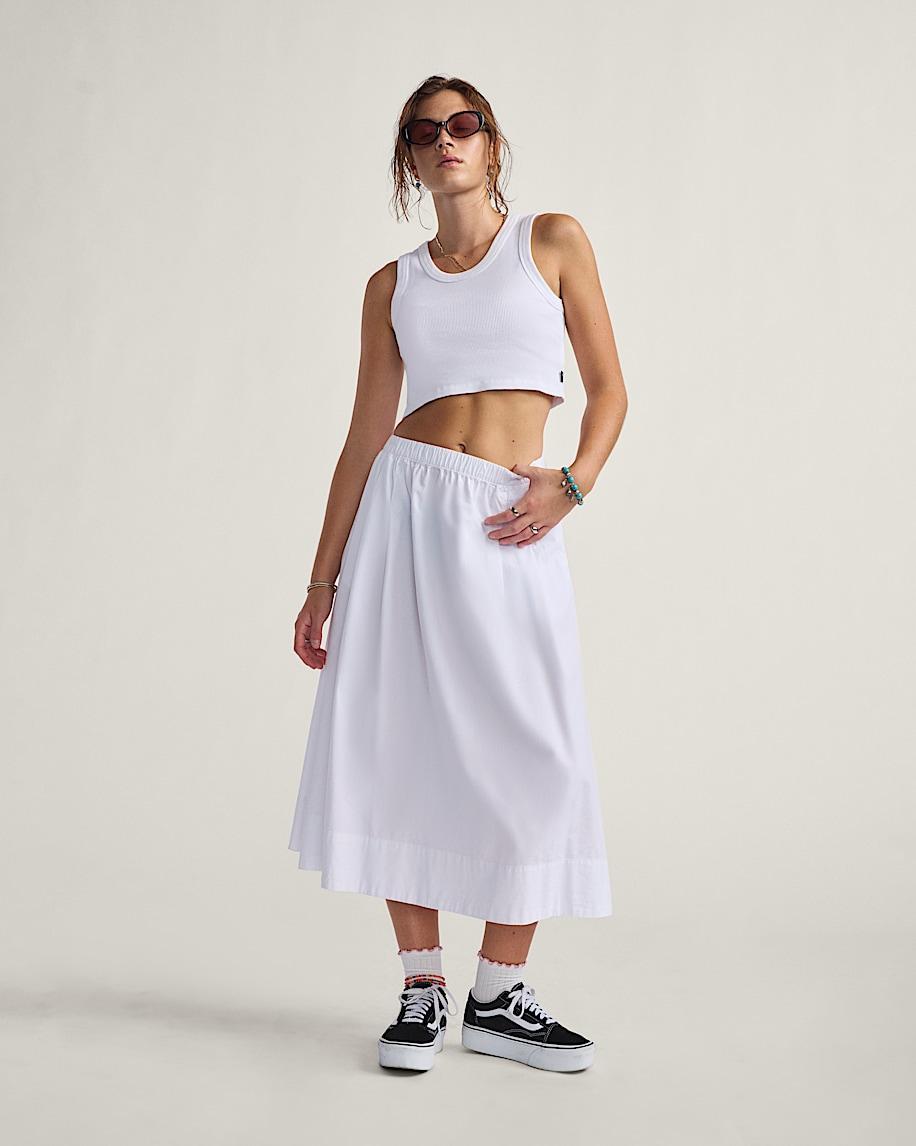 Taka Hayashi For Vault By Vans Francesca Full Skirt White