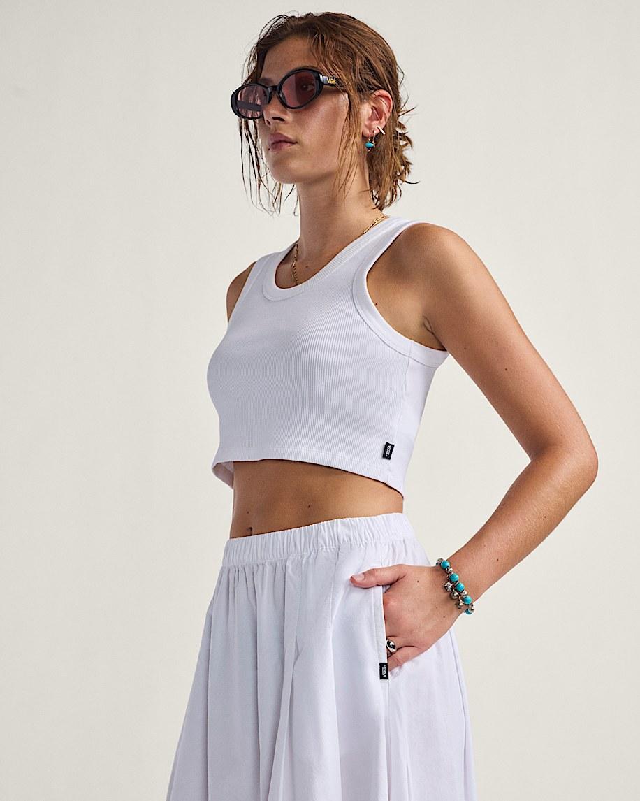 Taka Hayashi For Vault By Vans Francesca Full Skirt White