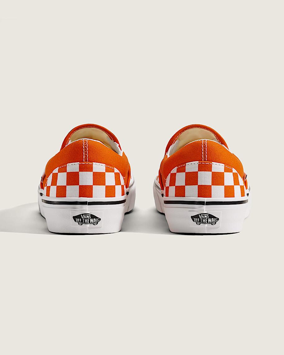 Taka Hayashi For Vault By Vans Game Day Classic Slip-On Checkerboard Shoe Checkerboard Orange True White