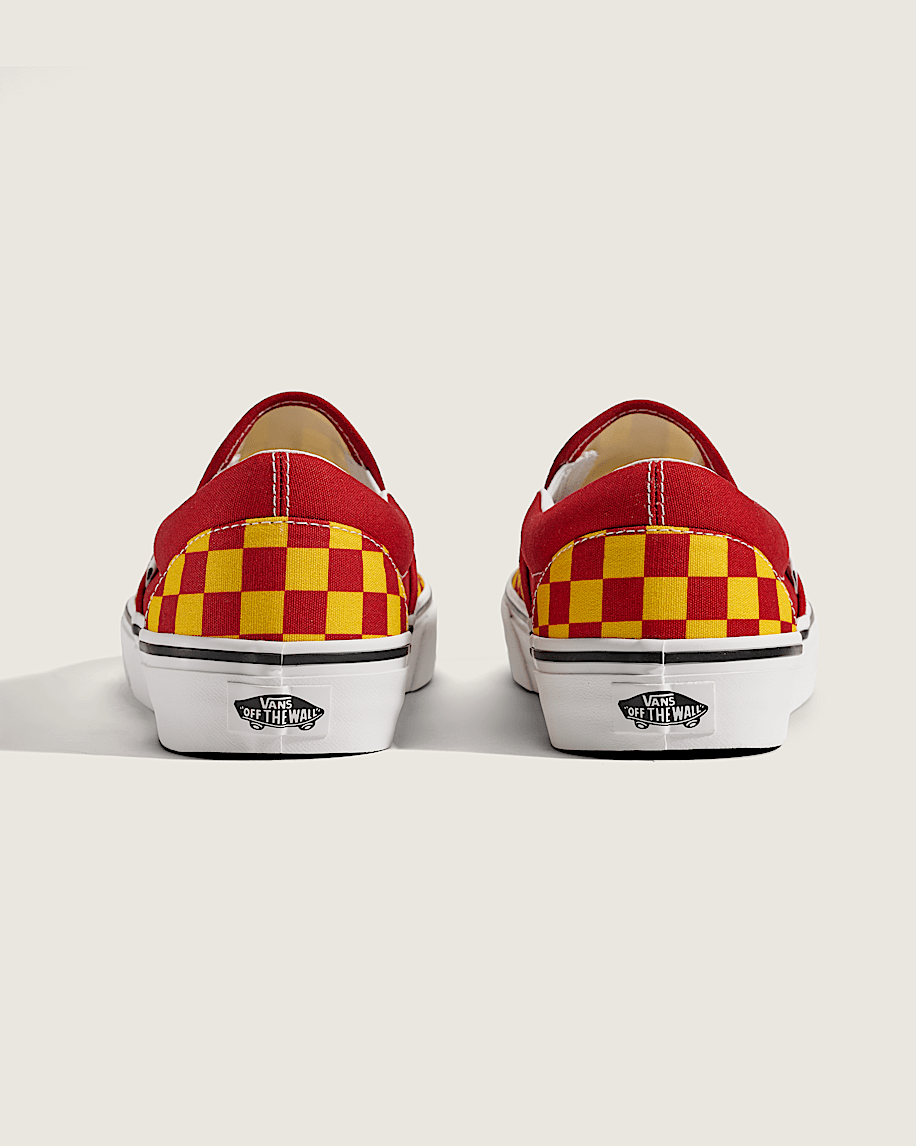 Taka Hayashi For Vault By Vans Game Day Classic Slip-On Checkerboard Shoe Checkerboard Yellow Red