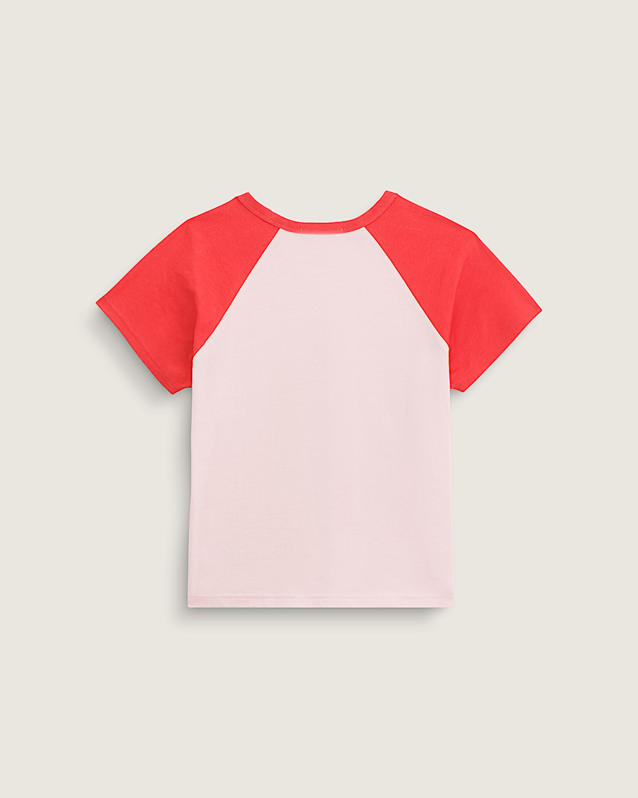 Vans Gracie Raglan T-Shirt Coral Blush Pink