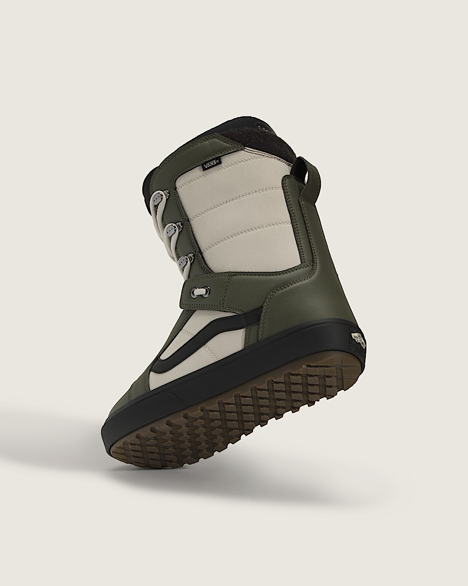 Taka Hayashi For Vault By Vans Hi-Standard OG Snowboard Boot Grape Leaf Green Oatmeal Beige