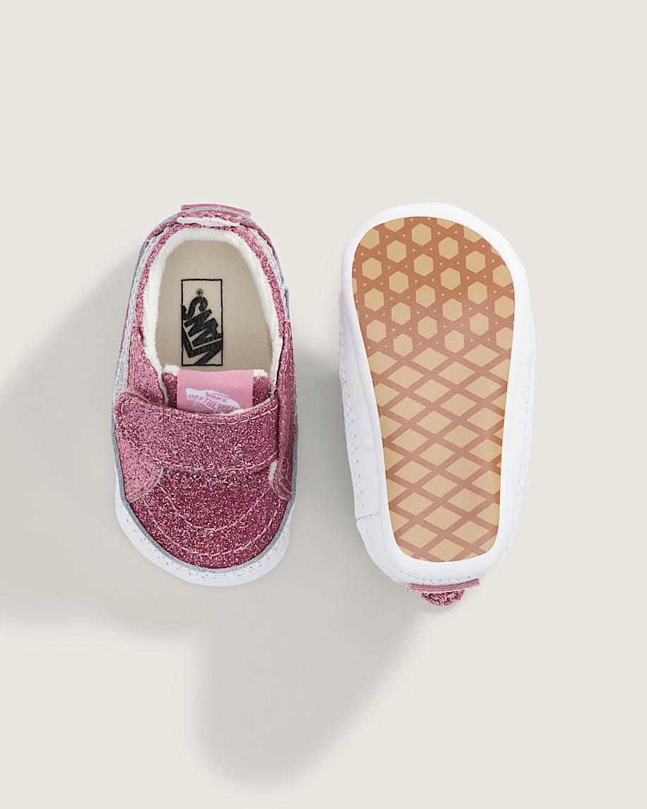 Taka Hayashi For Vault By Vans Infant SK8-Hi Crib Shoe Glitter Dawn Pink