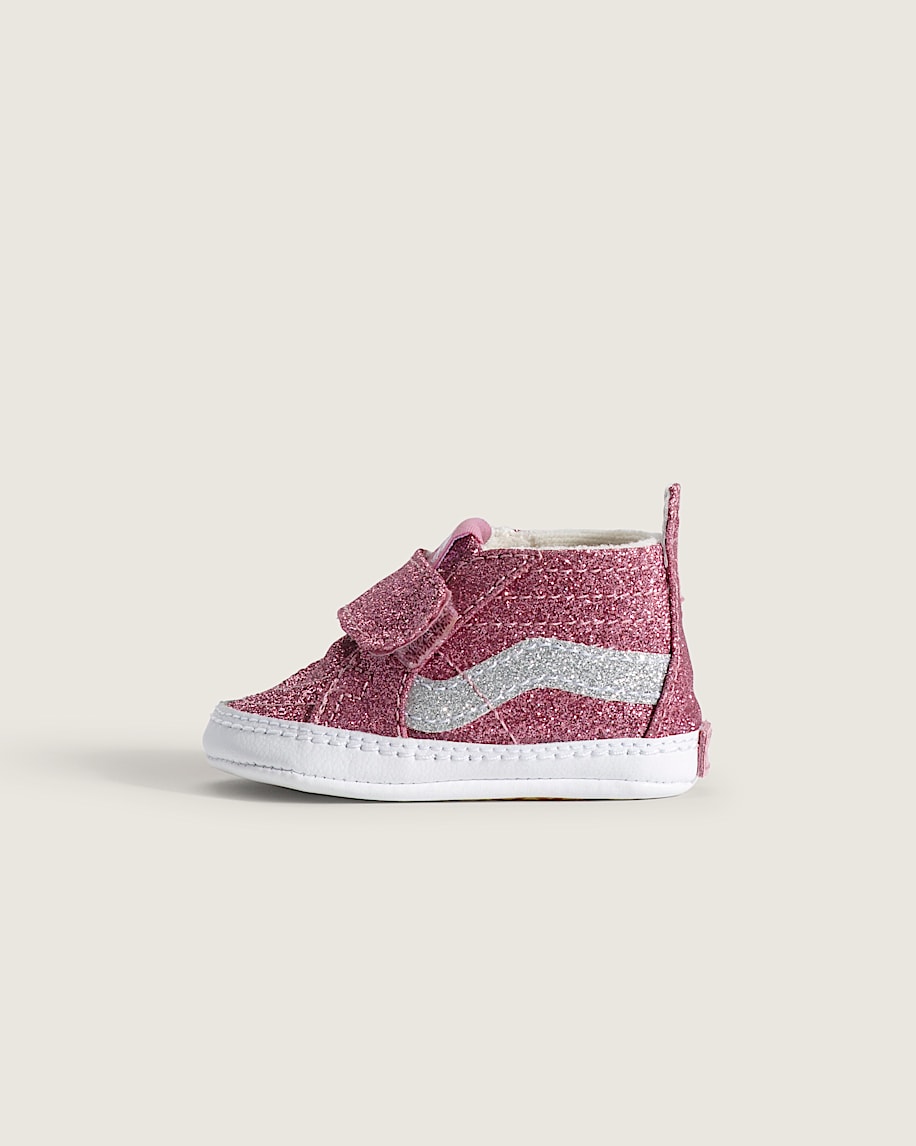 taka hayashi for vault by vans Infant SK8-Hi Crib Shoe Glitter Dawn Pink