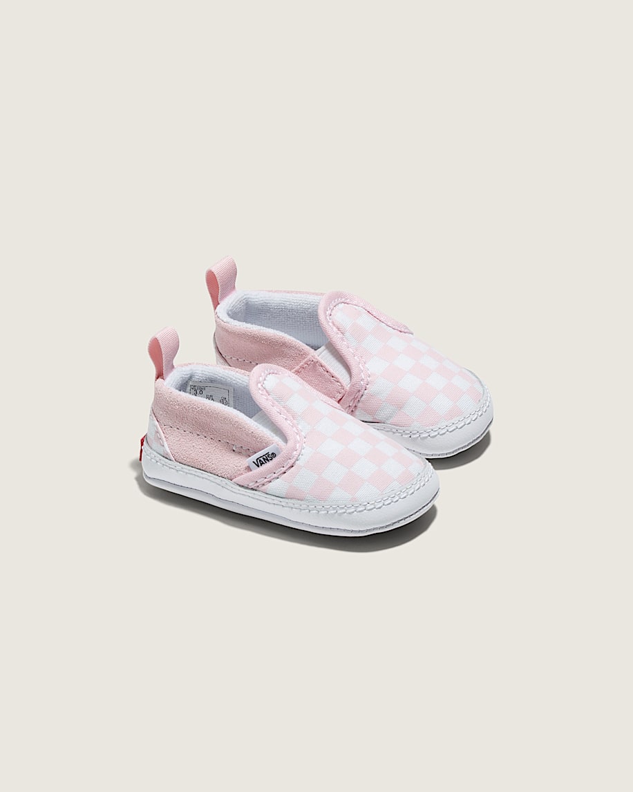 Taka Hayashi For Vault By Vans Infant Slip-On V Crib Checkerboard Shoe Checkerboard Blushing Bride Pink True White
