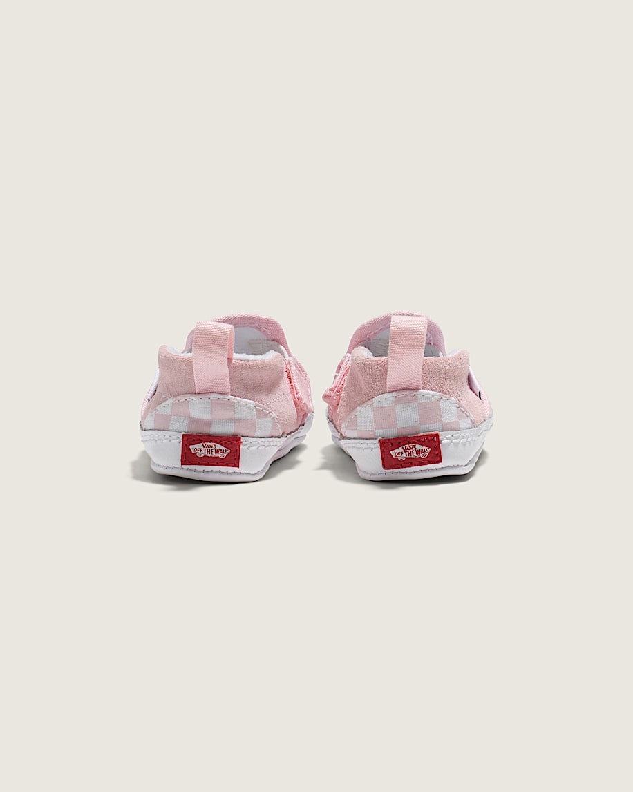Taka Hayashi For Vault By Vans Infant Slip-On V Crib Checkerboard Shoe Checkerboard Blushing Bride Pink True White