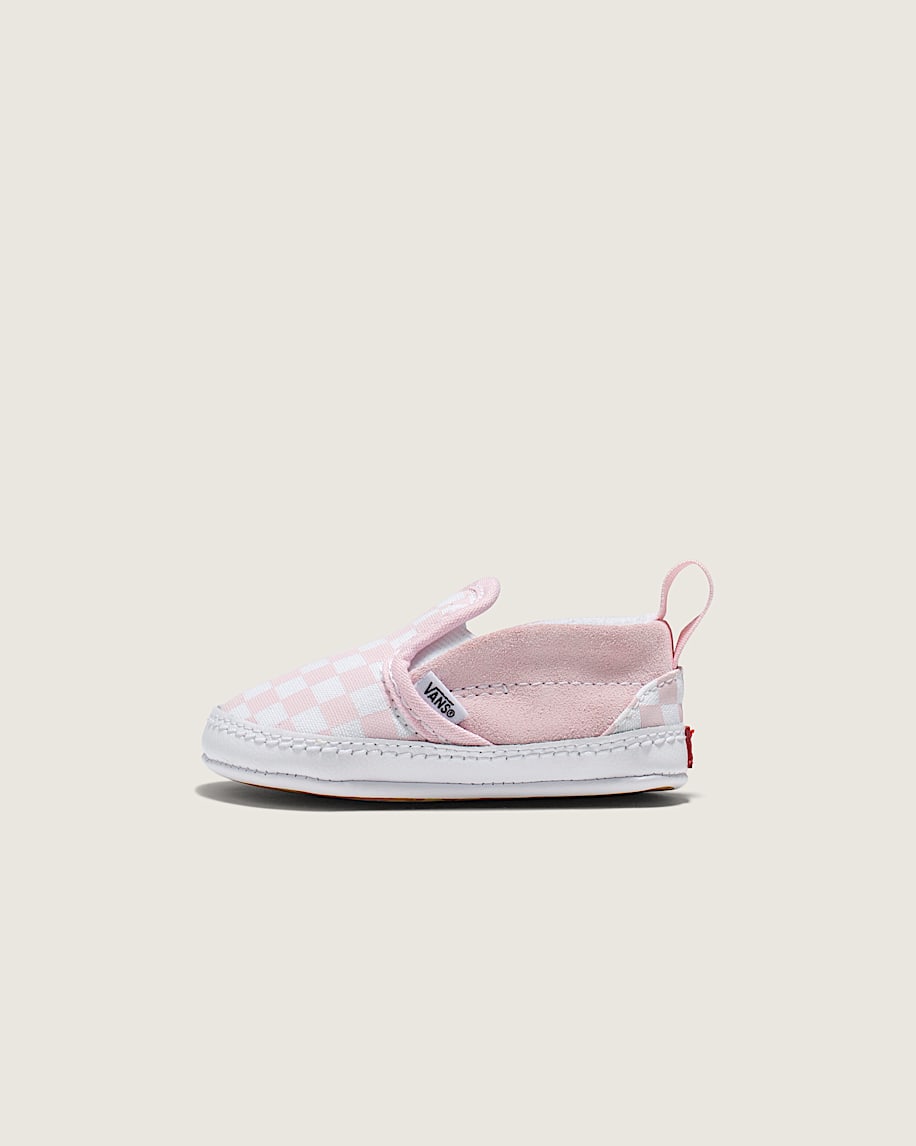 taka hayashi for vault by vans Infant Slip-On V Crib Checkerboard Shoe Checkerboard Blushing Bride Pink True White