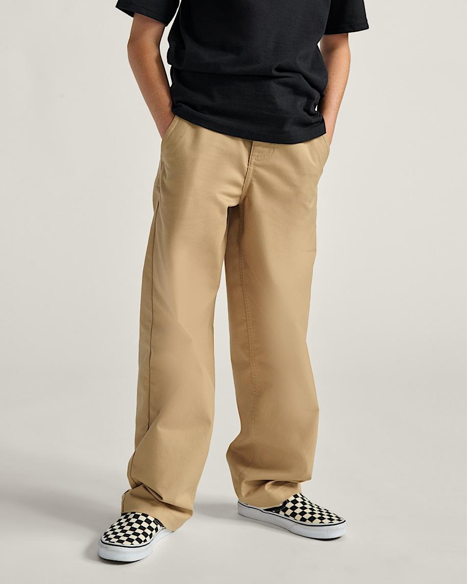 Taka Hayashi For Vault By Vans Kids Authentic Chino Loose Pants Incense Brown