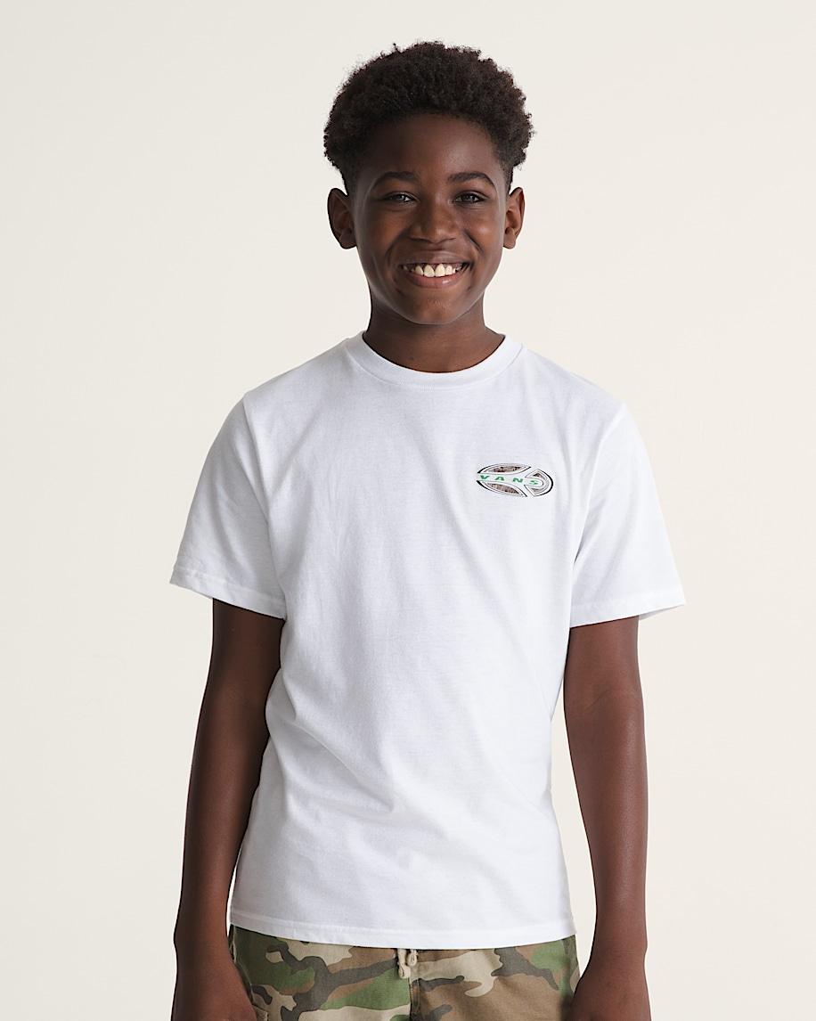 Taka Hayashi For Vault By Vans Kids Camo Oval T-Shirt White