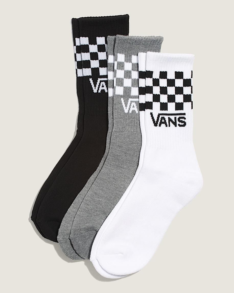 taka hayashi for vault by vans Kids Checkerboard Classic Check Crew Socks Black White