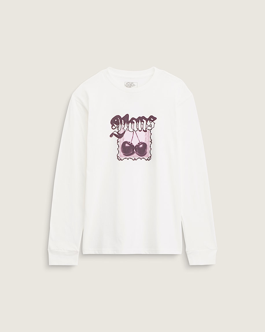 taka hayashi for vault by vans Kids Cherrylace Long Sleeve T-Shirt Marshmallow White