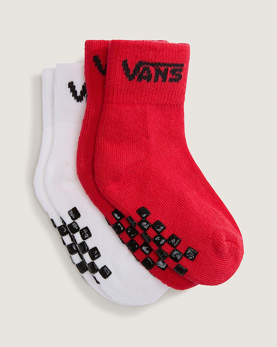 Taka Hayashi For Vault By Vans Kids Classic Crew Socks 2-Pack Racing Red