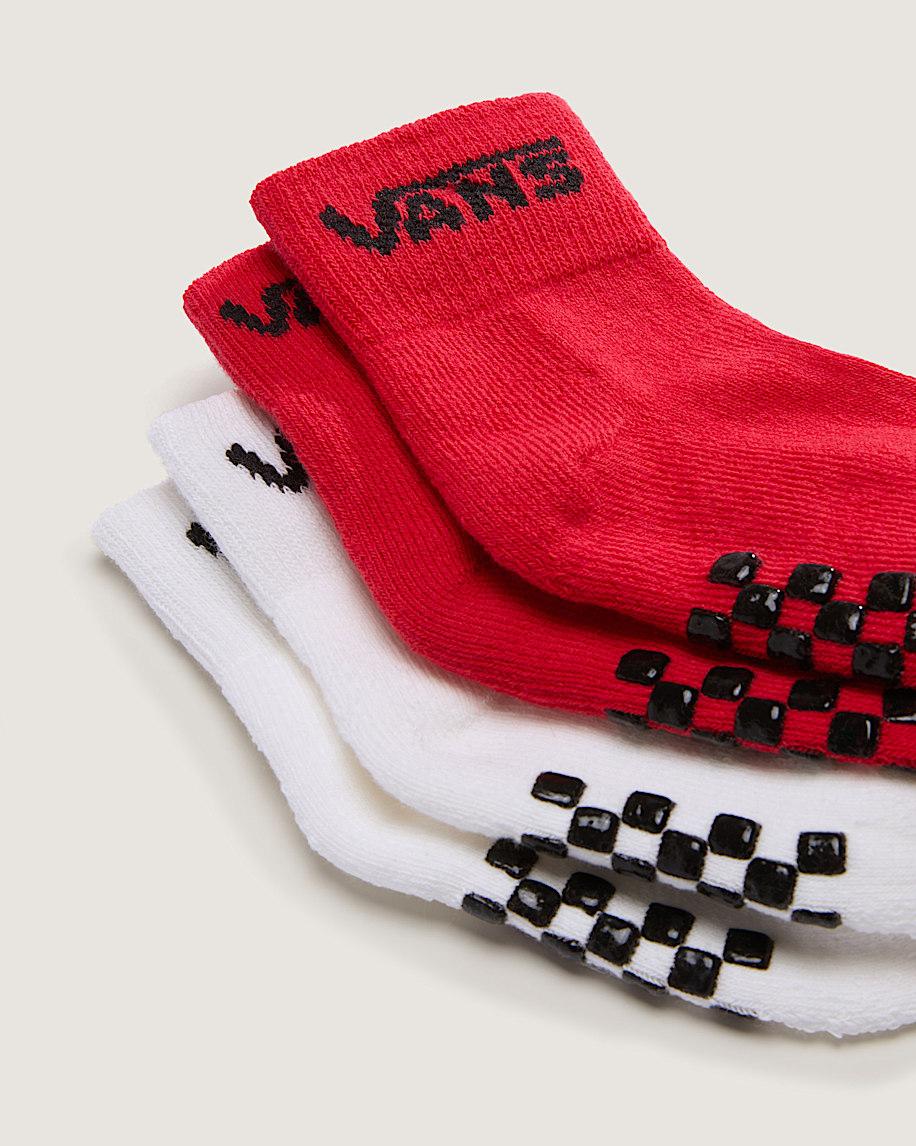 Taka Hayashi For Vault By Vans Kids Classic Crew Socks 2-Pack Racing Red