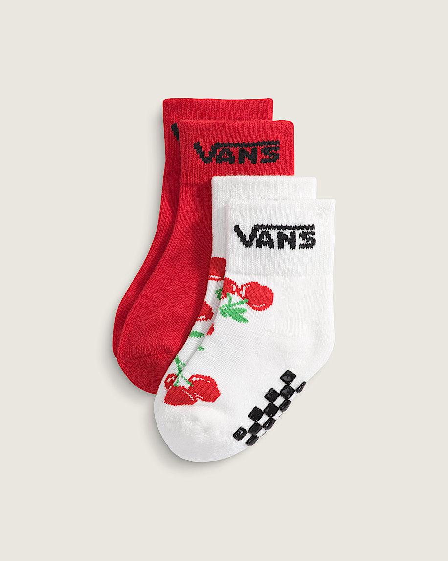 taka hayashi for vault by vans Kids Classic Crew Socks 2-Pack Racing Red