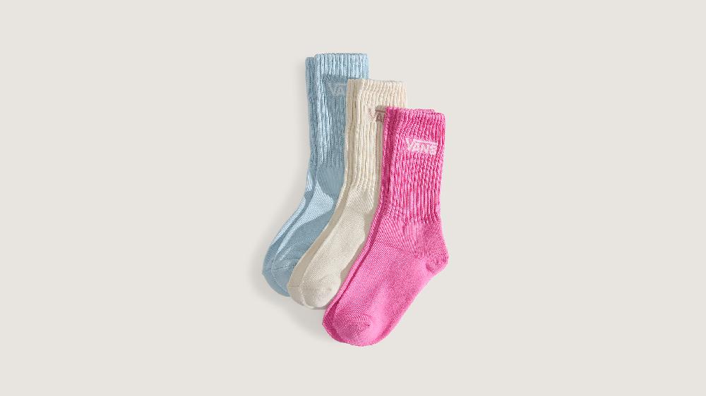 taka hayashi for vault by vans Kids Classic Crew Socks Fizz Pink