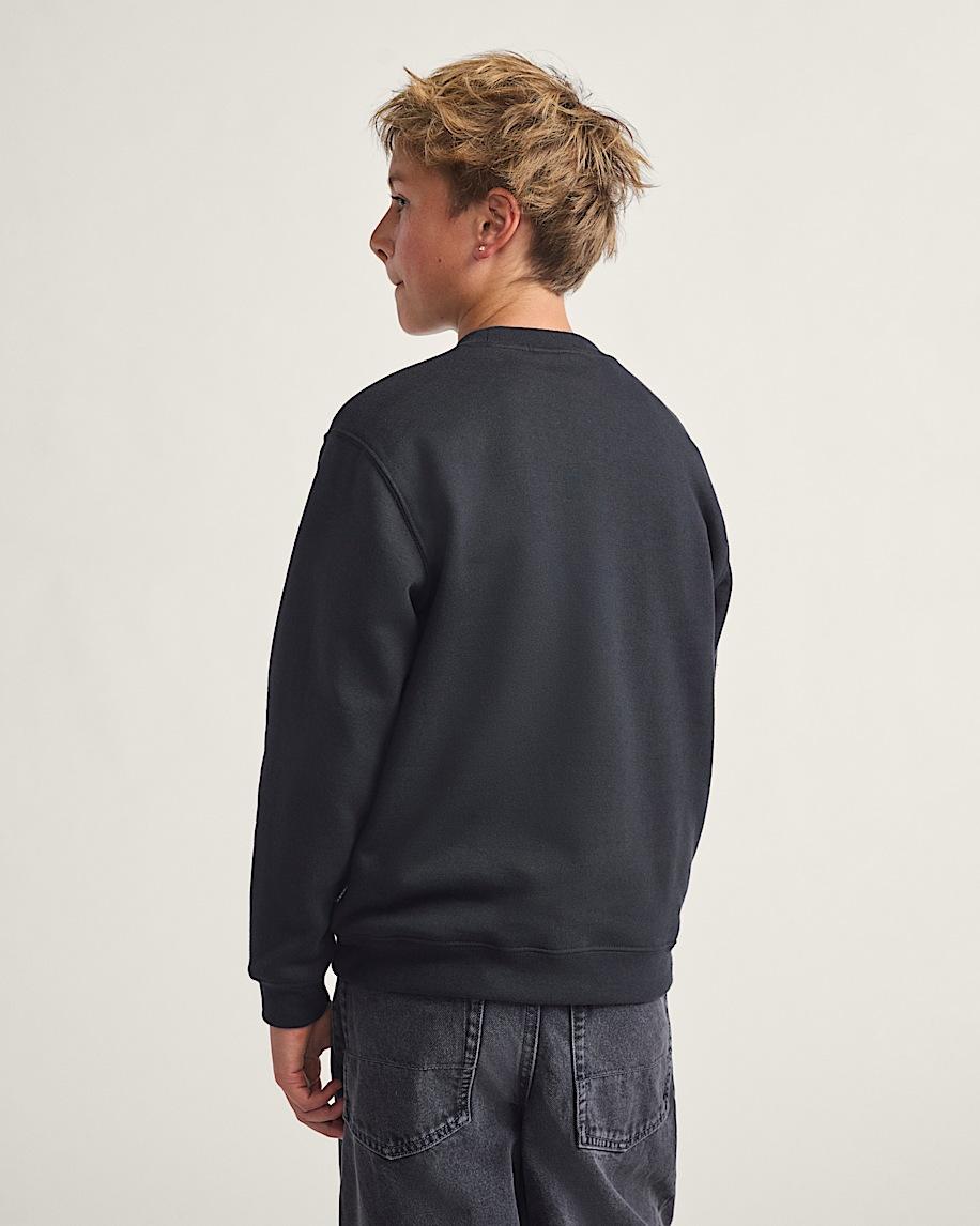 Taka Hayashi For Vault By Vans Kids Classic Oval Crew Sweatshirt Black