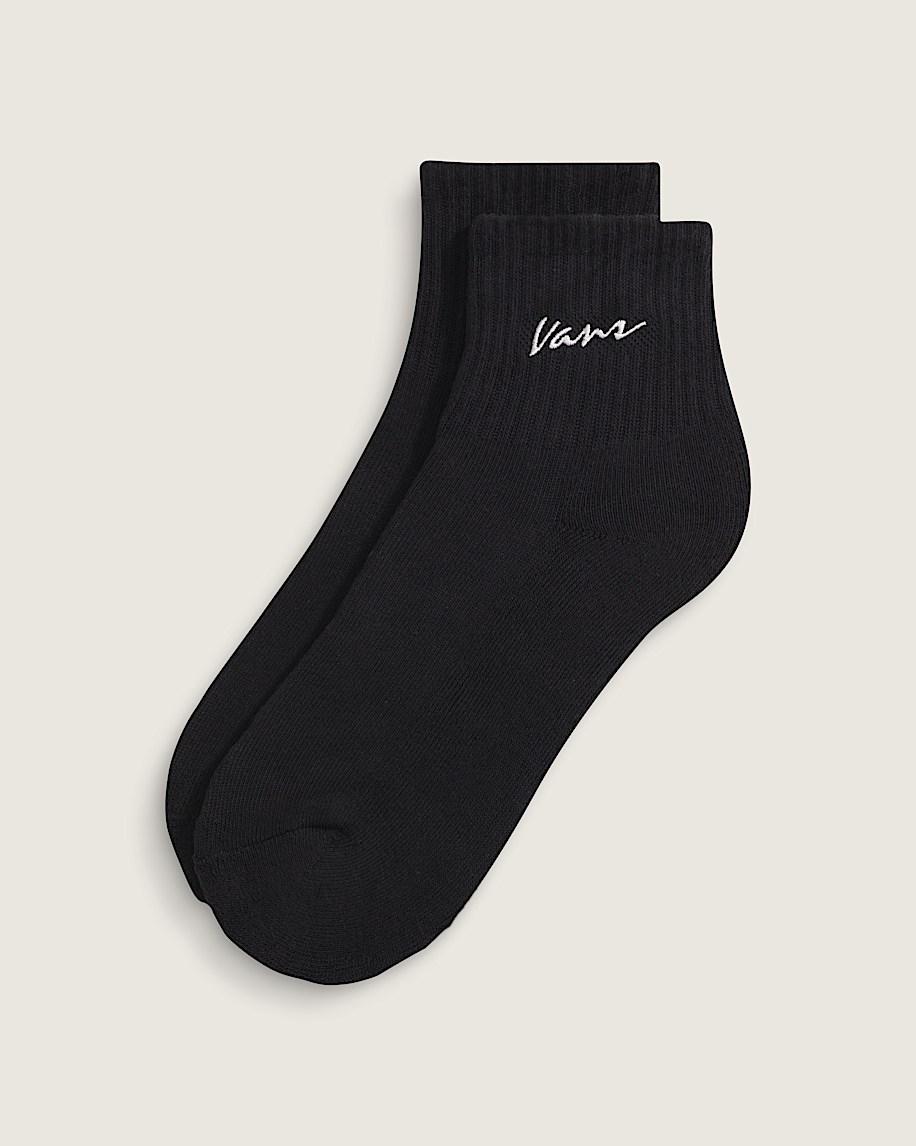 taka hayashi for vault by vans Kids Classic Script Half Crew Socks Black